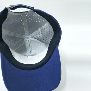 Casquette de baseball sportive structurée à 5 panneaux en polyester 100 %, avec logo personnalisé, vente en gros d'usine, casquettes vierges - Product Image 6