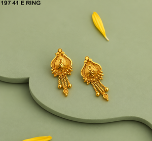 Aretes pequeños bañados en oro al por mayor, joyería india al por mayor, Johor Bahru, aretes pequeños chapados en oro, Sri Lanka - Product Image 3