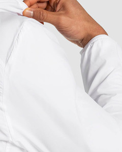 Veste coupe-vent pour homme, logo personnalisé OEM en gros, blanche, légère, imperméable, vêtements de sport et de course, veste softshell - Product Image 6