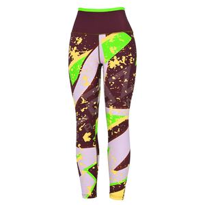 Pantalon de yoga de sport d'entraînement taille haute personnalisable en gros respirant Leggings évacuant la transpiration taille élastique Leggings de yoga - Product Image 3