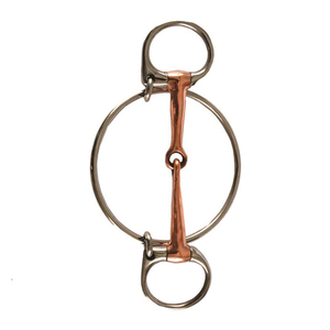 SPALL JP SPORTS OEM - Bocado Profesional de Acero Inoxidable para Carreras de Caballos, Boquilla de Cobre Lisa, Diseño Personalizado, Alta Calidad - Product Image 4