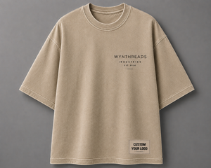 Camiseta de Hombre Oversize de Moda al por Mayor, Manga Corta, Cuello Redondo, Estampado Minimalista, 100% Algodón Jersey Transpirable, Estilo Normcore - Product Image 2