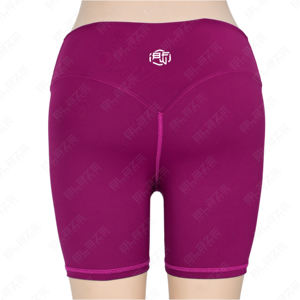 กางเกงขาสั้นเอวสูงสำหรับผู้หญิงกางเกงขาสั้นเอวสูงออกแบบได้ตามต้องการความยาวถึงเข่าใส่เล่นโยคะและวิ่งแบบธรรมดาทรงสกินนี่พอดีสำหรับผู้ใหญ่ - Product Image 3
