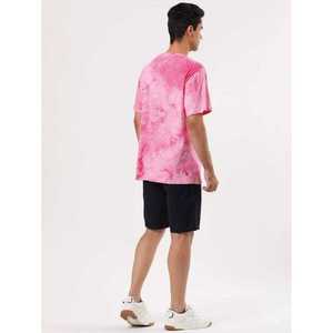 T-shirts pour hommes de haute qualité, grandes tailles, délavés à l'acide, colorés, épais, effet soleil éclairé - Product Image 6