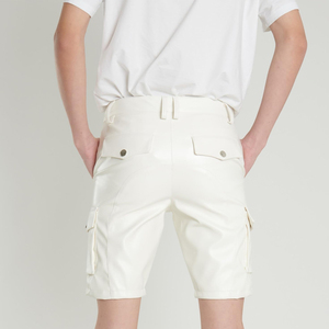 Top Selling 100% Leather Made <b>Men</b> Leather <b>Shorts</b> For Sale New Arrival Latest Design Leather Made Leather <b>Shorts</b> For Casual Wear - Product Image 2