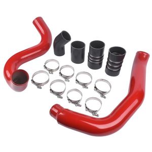 Turbo Intercooler Pipe Boot Kit in Red for Ford Excursion F 250 F 350 F 450 F 550 Powerstroke 6.0L 2003-2007 Models - Product Image 4