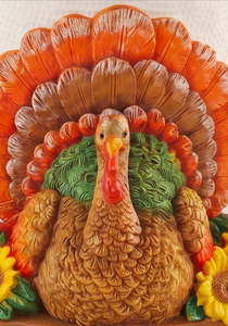 Peacock And Pumpkin Theme Paper Towel <b>Holder</b> Perfect For Kitchen Counter Top And Guest Hosting Or Gifting Purpose Use - Product Image 2