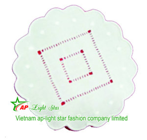 Servilleta de cóctel bordada n. ° 5 de alta calidad, excelente tela de algodón con habilidad de costura para costura cruzada y manualidades de costura - Product Image 3