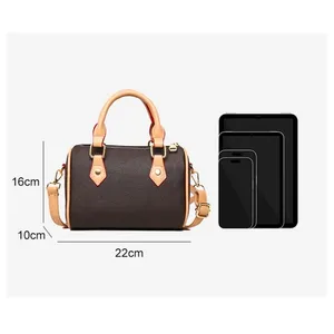 Sacs à main de luxe de haute qualité 1:1 en gros, sacs de créateurs de luxe, sacs fourre-tout en cuir avec logo original, portefeuilles de marque pour femmes - Product Image 6