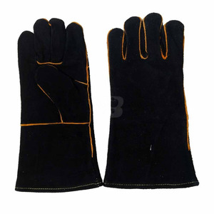 Wholesale High Quality Leather Welding <b>Gloves</b> Cotton Liner TIG Application Molten Metal Splash Protection Type B Full Thumb - Product Image 2