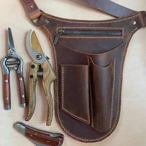 Heavy Duty Leather Waterproof <b>Work</b> Organizer Durable Electrician Contractor Bag <b>Pouch</b> Carpenter Customizable OEM ODM - Product Image 2