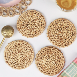 Rattan Coaster <b>Placemat</b> Mats And Pads <b>Placemat</b> Pad Coasters Kitchen <b>Table</b> Mats Best Price - Product Image 5