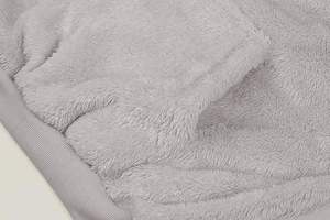 Sudadera de Forro Polar Gris para Hombre, Corte Regular, Informal, para Invierno, Tejida, de Color Sólido, Transpirable, Sin Forro - Product Image 6