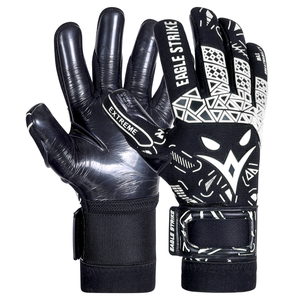 Custom OEM ODM <b>Leather</b> <b>Football</b> Goalkeeper Gloves 2025 Thickened Breathable Anti Slip High Quality Unisex Wholesale Manufacturer - Product Image 1