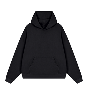 เสื้อฮู้ดดี้ทรงบ็อกซี่ผ้าวาฟเฟิลพรีเมียมแบบสั่งทำพิเศษสำหรับผู้ชายและผู้หญิง ผู้ผลิตเสื้อผ้าแบบ OEM ODM - Product Image 1
