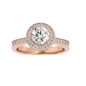 Anillo de compromiso con diamantes naturales con laboratorio certificado para mujer Colección IGI & Ingemco Certificado en India Precios al por mayor - Product Image 1