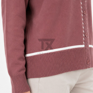 Pull d'hiver pour femme sur mesure, de haute qualité, respirant, léger, 100% laine - Product Image 5