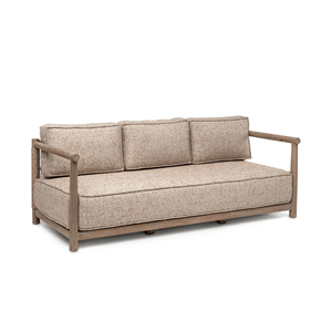 Sofá Mieke de Dos Plazas de Madera de Teca para Exteriores, Moderno, Duradero, Resistente a la Putrefacción, con Cojín de Secado Rápido, Ecológico, Muebles de Calidad de Exportación - Product Image 3