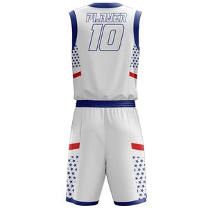 Uniformes de Baloncesto Sublimados Transpirables 100% Poliéster, Diseños OEM, Ropa Deportiva, Uniformes de Baloncesto para la Temporada de Verano - Product Image 4