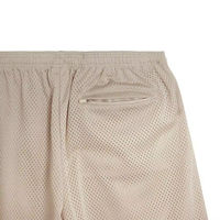 Shorts de sport décontractés pour hommes en nylon/coton respirant à séchage rapide avec logo personnalisé sur le devant