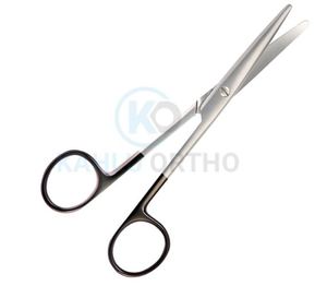 Ciseaux à pansements chirurgicaux de haute qualité à poignée noire, prix compétitif, meilleur fournisseur, par KAHLU ORTHOPEDIC - Product Image 4