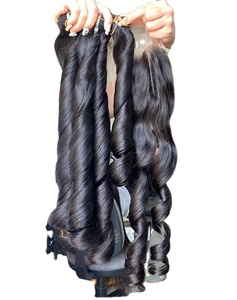 Extensiones de Cabello Humano Virgen Vietnamita Remy VNHL al por Mayor, Paquetes de Cabello Natural con Volumen, Colores Mixtos, Trama Única, Encaje HD, 100g - Product Image 1