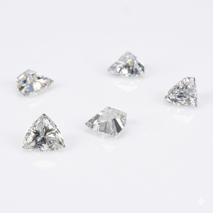 Diamants de laboratoire CVD de haute qualité, couleur DEF, forme triangulaire, excellente taille, clarté VVS-VS, vente en gros en vrac pour la joaillerie - Product Image 1