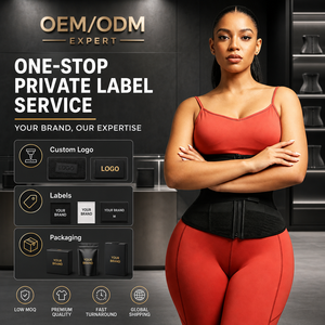 Corsetto Modellante da <span class=keywords><strong>Donna</strong></span> Premium 100% Nylon con Cerniera, Controllo Forte della Pancia, Traspirante, Cintura Dimagrante per Allenamento - Product Image 4