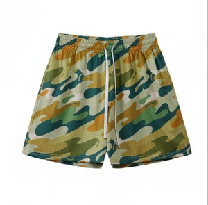<b>Men's</b> Leopard Print Mesh Shorts Breathable Drawstring Casual Beachwear Summer Quick Dry Swim <b>Trunks</b> - Product Image 3