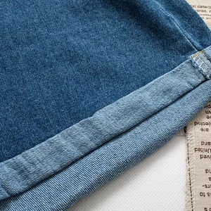 Shorts en jean pour femmes, taille mi-haute, personnalisables OEM, vente en gros, formels, élégants, décontractés, écologiques, en Spandex/Coton, tendance, déchirés - Product Image 6