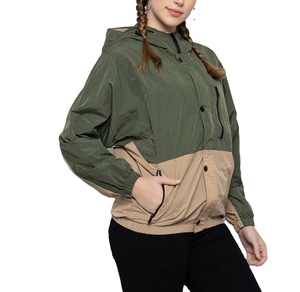 แจ็กเก็ตกันลมสไตล์แฟชั่น2025Hot สำหรับผู้หญิงแจ็กเก็ตกลางแจ้งกันลมปรับแต่งได้กันน้ำ - Product Image 3