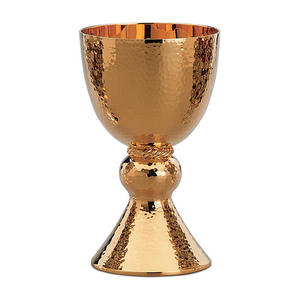 Luxury Chalice With Gold Interior Premium Religious Style Brass Goblet For Ceremony Decoration Party Wine Drinking Glass Chalice - Product Image 3