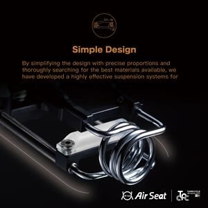 Asiento de aire Sillín Sistema de suspensión Asientos acolchados para bicicletas - Product Image 5