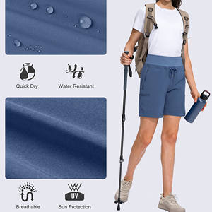 Shorts de sport pour femmes, adaptés aux activités de plein air, au jeu et à la course, unis, anti-UV, nouvelle collection, vêtements de sport actifs, shorts de randonnée pour femmes - Product Image 4