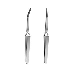 UBI 2 Pinzas de Soldadura con Bloqueo Cruzado de 12.9cm, Duraderas, de Precisión, con Punta Recta y Plana, Multiusos, para Manicura, Uso Comercial y Doméstico - Product Image 1