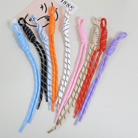 Porte-clés créatif en nœuds tressés à la main, cordon de téléphone coloré en nylon, pendentif pour sac et corde suspendue