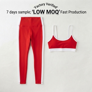 Vêtements de sport personnalisés en gros avec logo sublimé, tenues de yoga pour femmes, ensembles de fitness pour la salle de sport, vêtements de fitness de haute qualité - Product Image 5