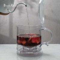Infuseur à thé par gravité HandyBrew 1000 ml sans BPA en Tritan pour thé en vrac, fabricant OEM ODM de Taïwan