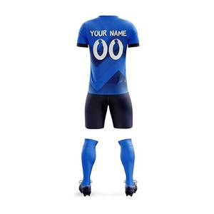 Tenue de football en promotion, respirante, 100% polyester, antibactérienne, légère, ensemble de tenue de football personnalisée, tenue de football personnalisée pour hommes - Product Image 3