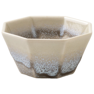 Melt 80 Octagonal <b>Small</b> <b>Bowl</b>-Mino Ware Ceramic Serving <b>Bowl</b> Made in Japan - Product Image 6