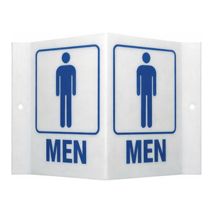 Panneau de signalisation triangulaire pliable en aluminium pour intérieur et extérieur Brady V Men - Product Image 3