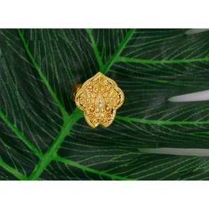 Rings Finger Rings Dubai Indian Arabic Gold Plated Classic Ethnic Golden <b>Big</b> Size Finger Rings Adjustable Size - Product Image 3