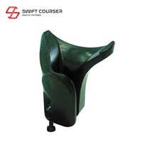 Expositor Metálico Swift Courser para Palos de Golf, Soporte para Putter con Logotipo Personalizado, Tubo Vertical Ranurado Negro/Blanco para Exhibición y Venta al por Menor