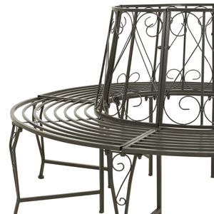 Banc de patio en acier 63 \ "-Banc d'extérieur durable - Product Image 4
