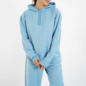 Sudadera con Capucha para Mujer, Diseño OEM Nuevo, Invierno, 100% Algodón, Estilo Pullover, Color Sólido, Logotipo Personalizado Bordado, Transpirable y Cómoda - Product Image 2