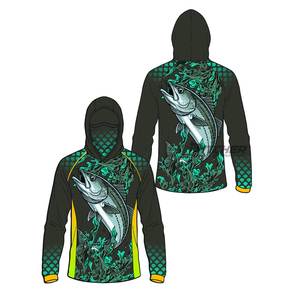 Camisas de Pesca con Capucha, Transpirables, Impermeables, Estampadas, de Secado Rápido, Ligeras, para Viajes y Pesca - Product Image 1