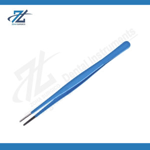 Pinces chirurgicales standard 21 cm en acier inoxydable à mâchoires droites dentelées, réutilisables, fabriquées au Pakistan - Product Image 6