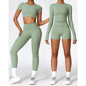 Conjuntos Deportivos para Mujer, Ropa de Gimnasio, Conjuntos de Yoga, Ropa Deportiva Femenina - Product Image 1