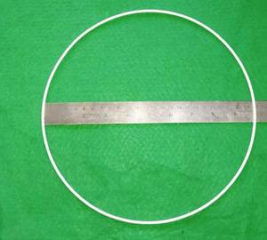 En gros, grandes cerceaux métalliques ronds en fer forgé pour couronnes, artisanat en macramé, décoration florale et événements, idéal pour les abat-jour - Product Image 2
