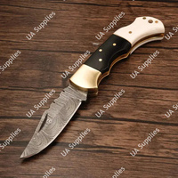 Couteau pliant de poche professionnel en acier Damas pour bricolage industriel, OEM, haute qualité, multifonctionnel, EDC, survie, chasse, tactique